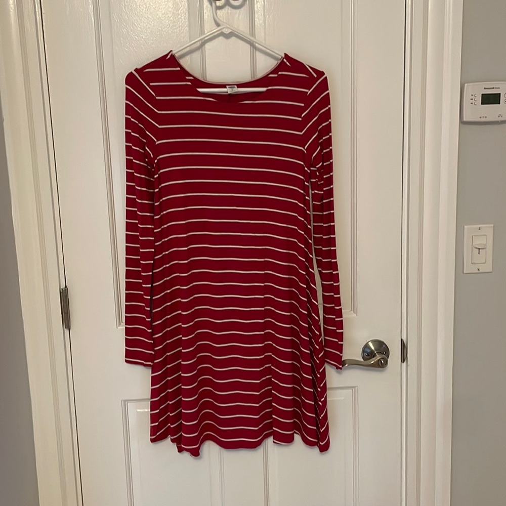 Long sleeve cotton dress
